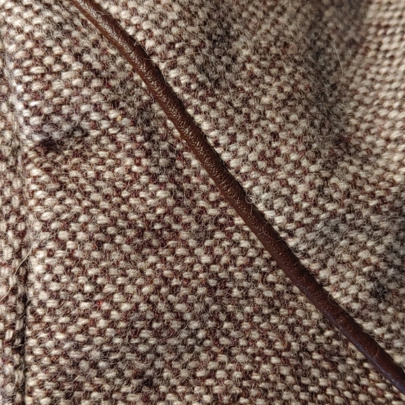 Wool with Leather Trim Bucket Hat - Picture 7 of 12